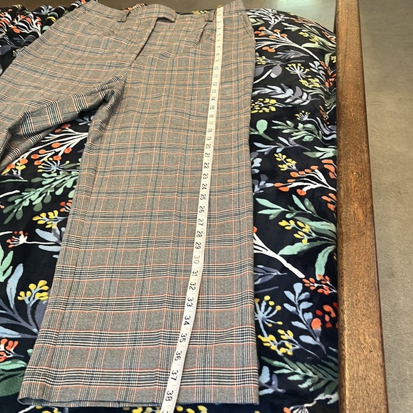 Chelsea 28 Preppy high waisted cropped wide leg plaid pants - Picture 7 of 11